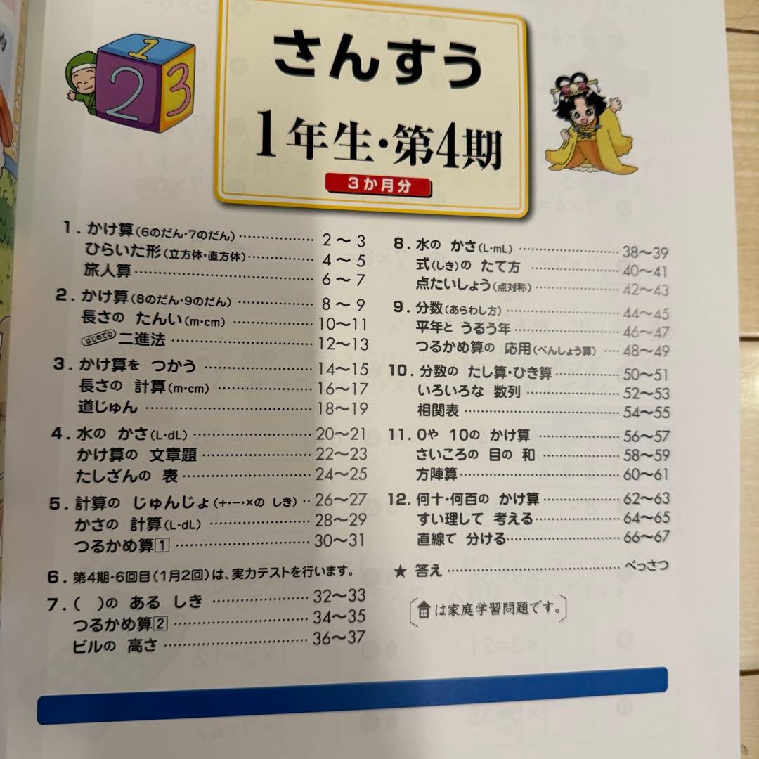 奨学社 小学1年生 テキスト 1年分 最難関 先取り 小1