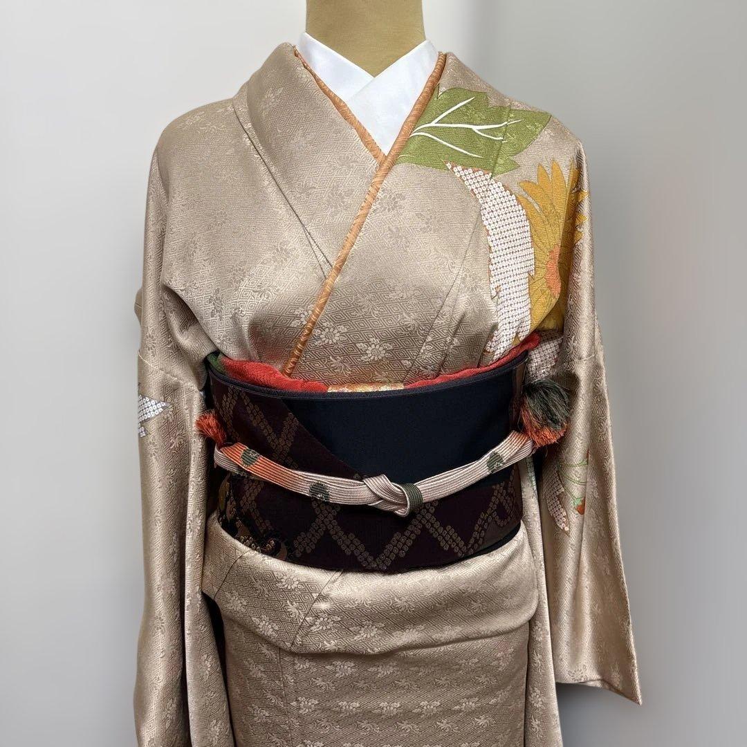 正絹 訪問着 個性的❣️ 長襦袢 セット ご購入者❣️