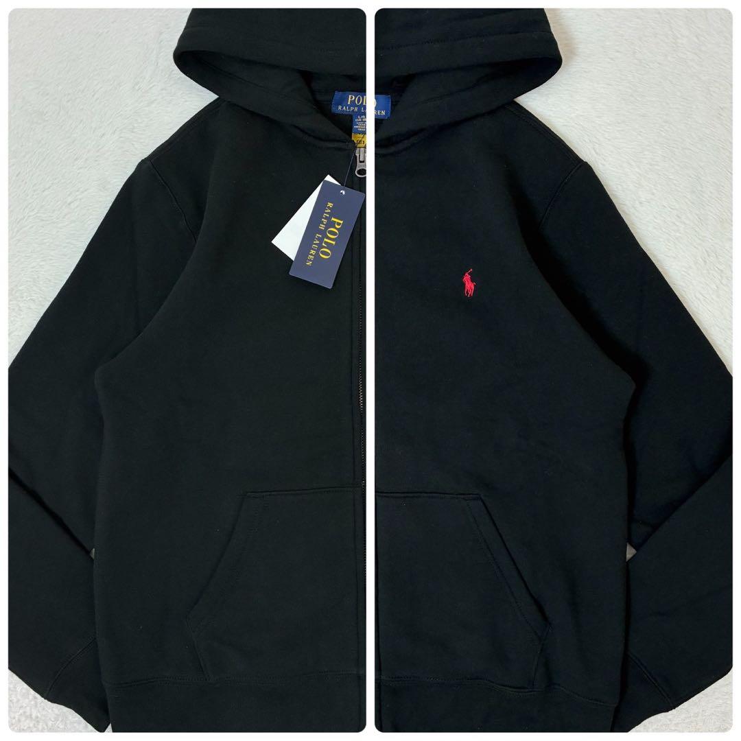 ✨タグ付き✨　ポロラルフローレン　パーカー　ブラック　ポニー　レディースM相当
