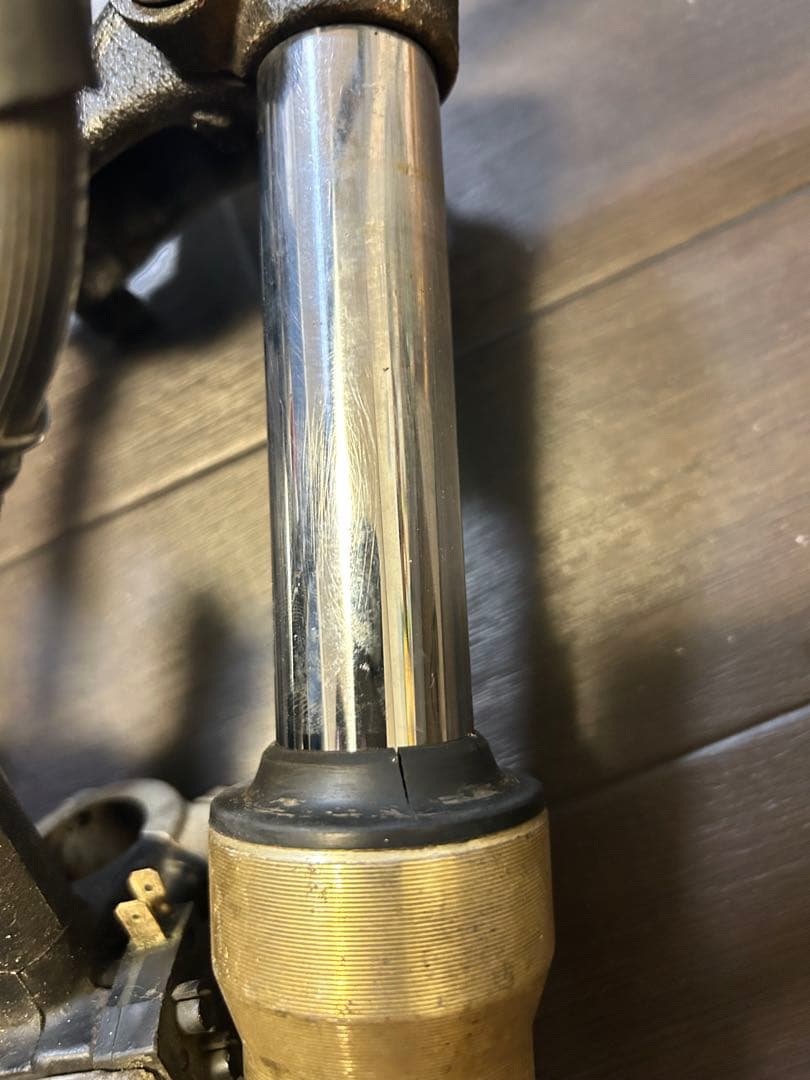 ライブディオZX 金フォークステムフロントブレーキセット