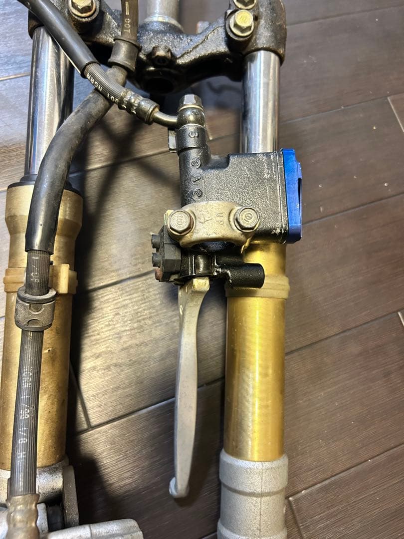 ライブディオZX 金フォークステムフロントブレーキセット