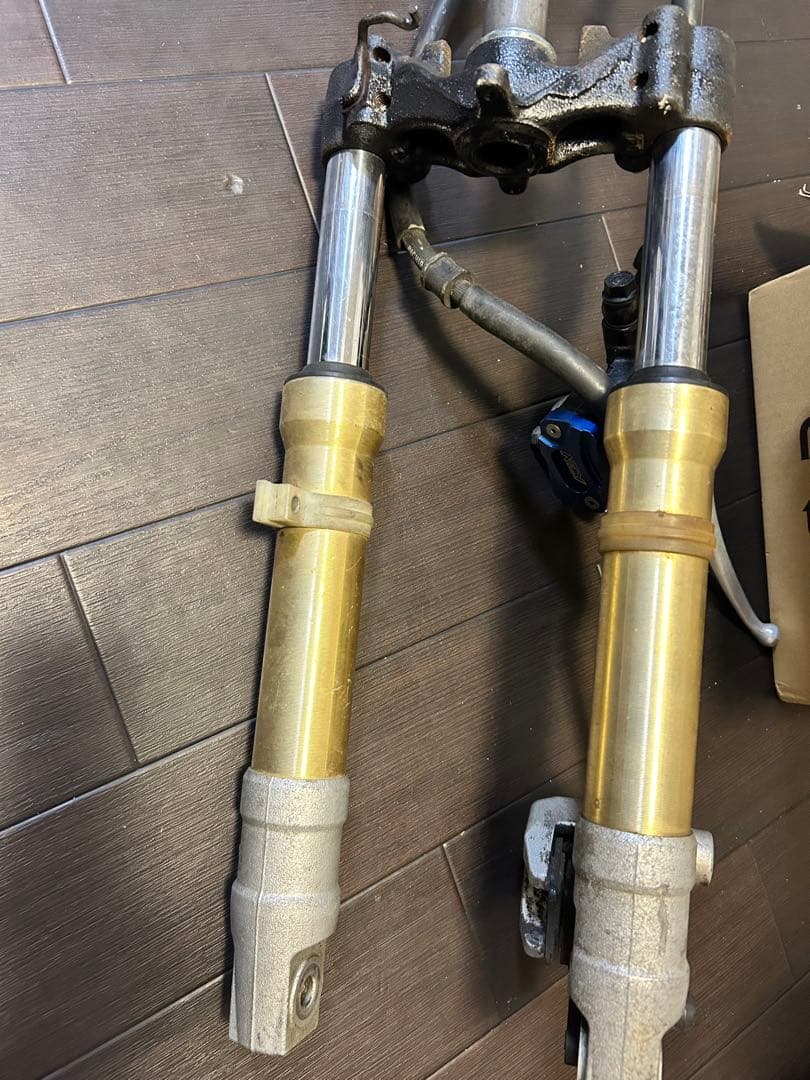 ライブディオZX 金フォークステムフロントブレーキセット