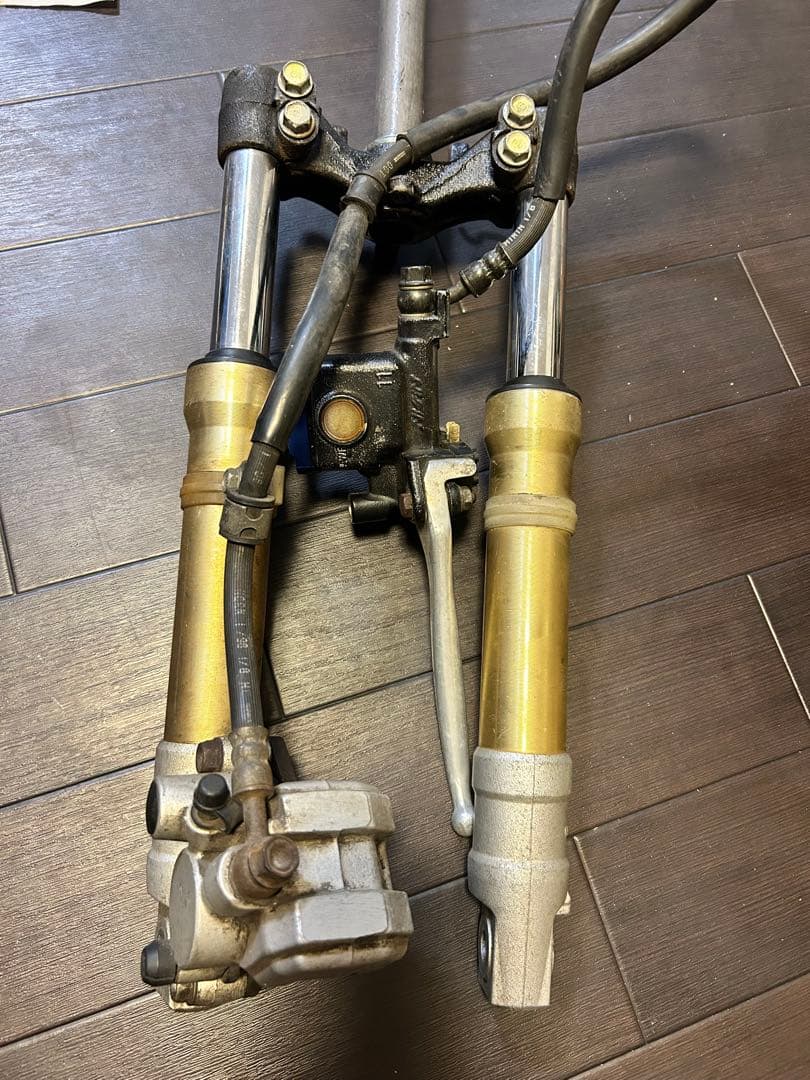 ライブディオZX 金フォークステムフロントブレーキセット