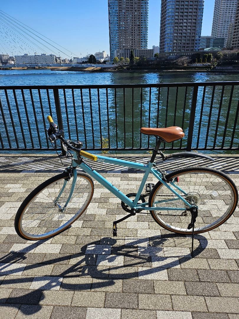 【引取り専用】自転車 クロスバイク 26インチ シマノ製6段変速