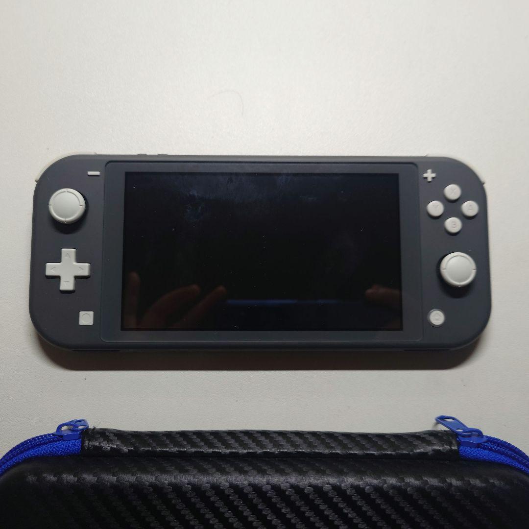 Nintendo Switch Lite グレー 中古 箱無し ケース付き