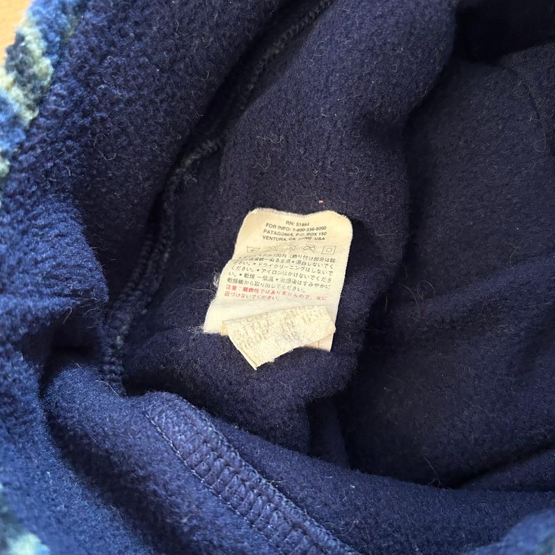 パタゴニア 90年代 フリース キャップ 総柄