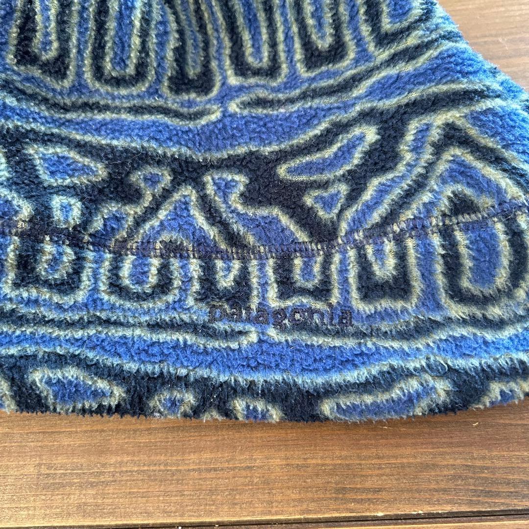 パタゴニア 90年代 フリース キャップ 総柄