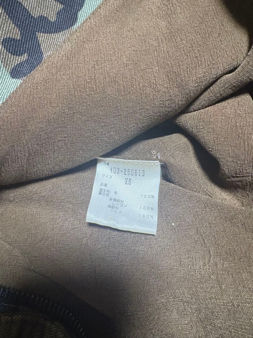 ダイアモンドドッグス迷彩ウールコートdiamond dogs サイズXS