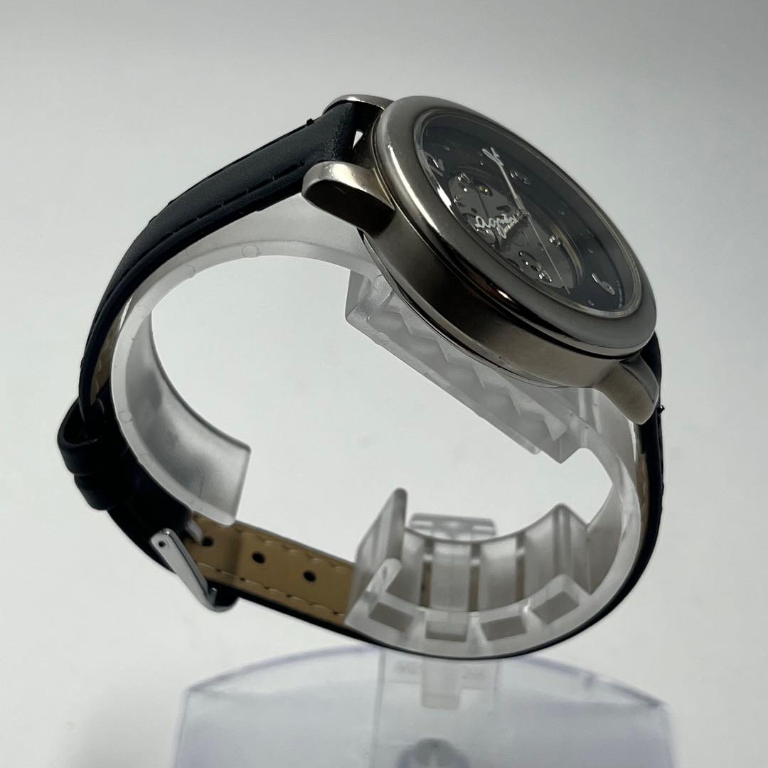 希少 アニエスベー 自動巻き スケルトン V621-8030 裏スケ