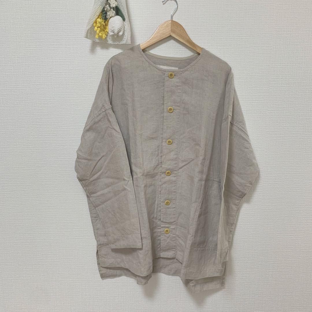値下げネストローブ　リネンシャツジャケット