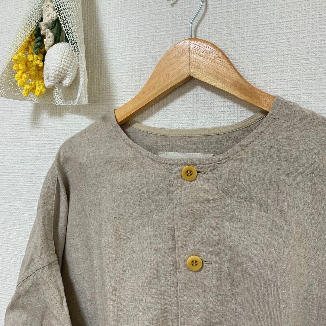 値下げネストローブ　リネンシャツジャケット