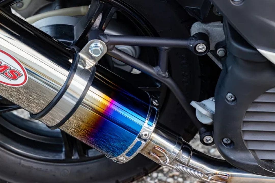 新ヤマハ ジョグ ZR SA36J /39J HMS製 B2X マフラー ブルー