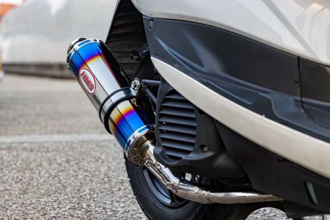 新ヤマハ ジョグ ZR SA36J /39J HMS製 B2X マフラー ブルー