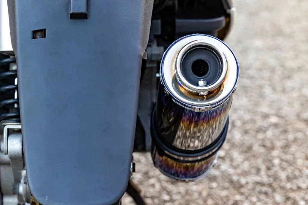 新ヤマハ ジョグ ZR SA36J /39J HMS製 B2X マフラー ブルー