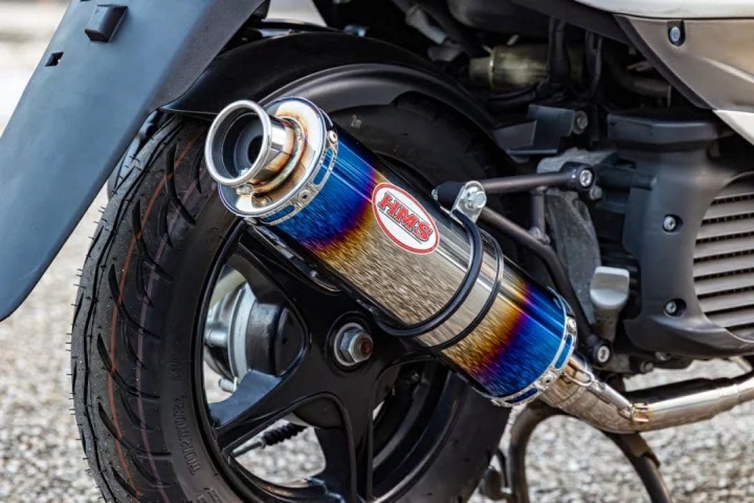 新ヤマハ ジョグ ZR SA36J /39J HMS製 B2X マフラー ブルー