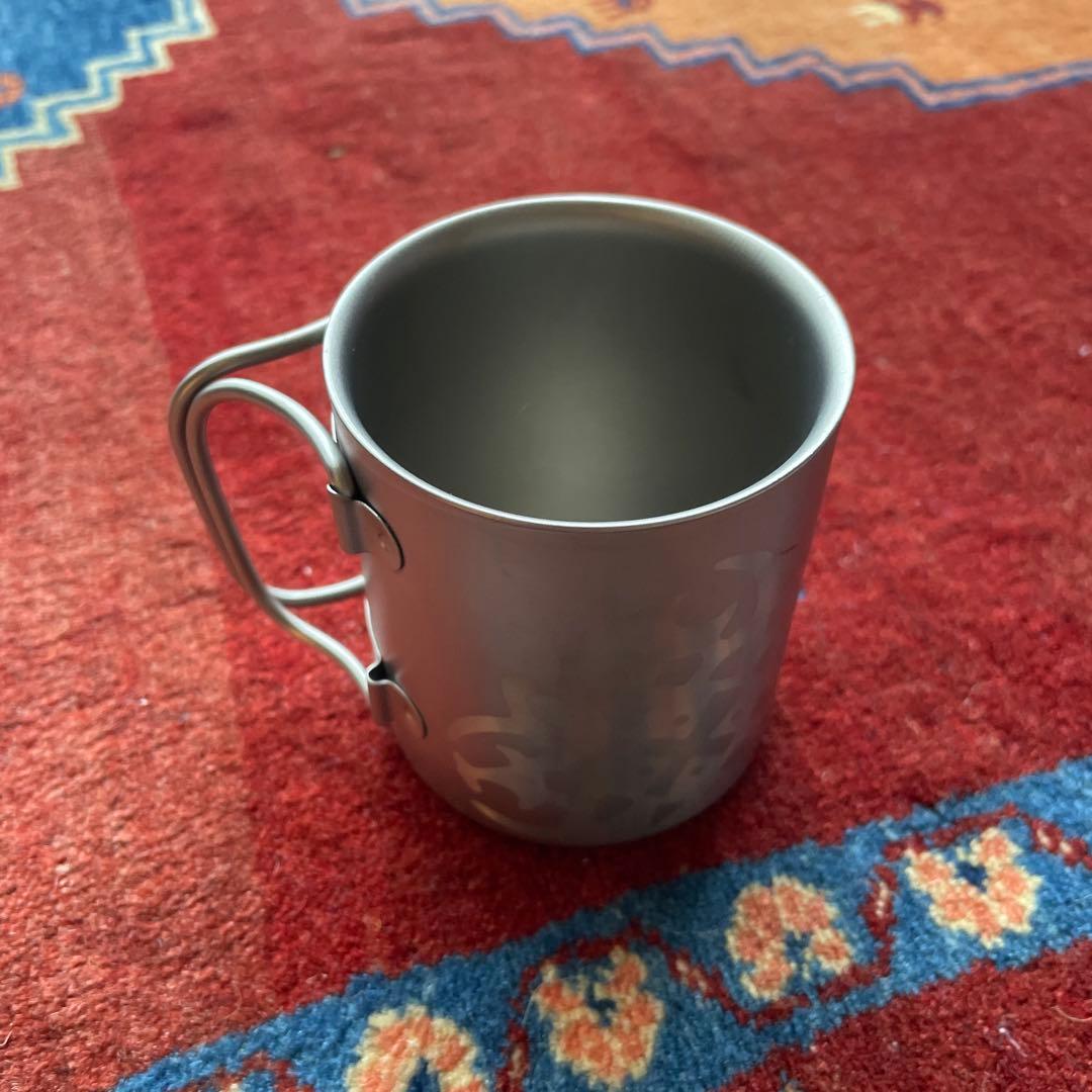 激レア 取手付きnordisk チタン ダブルウォールマグ 220ml