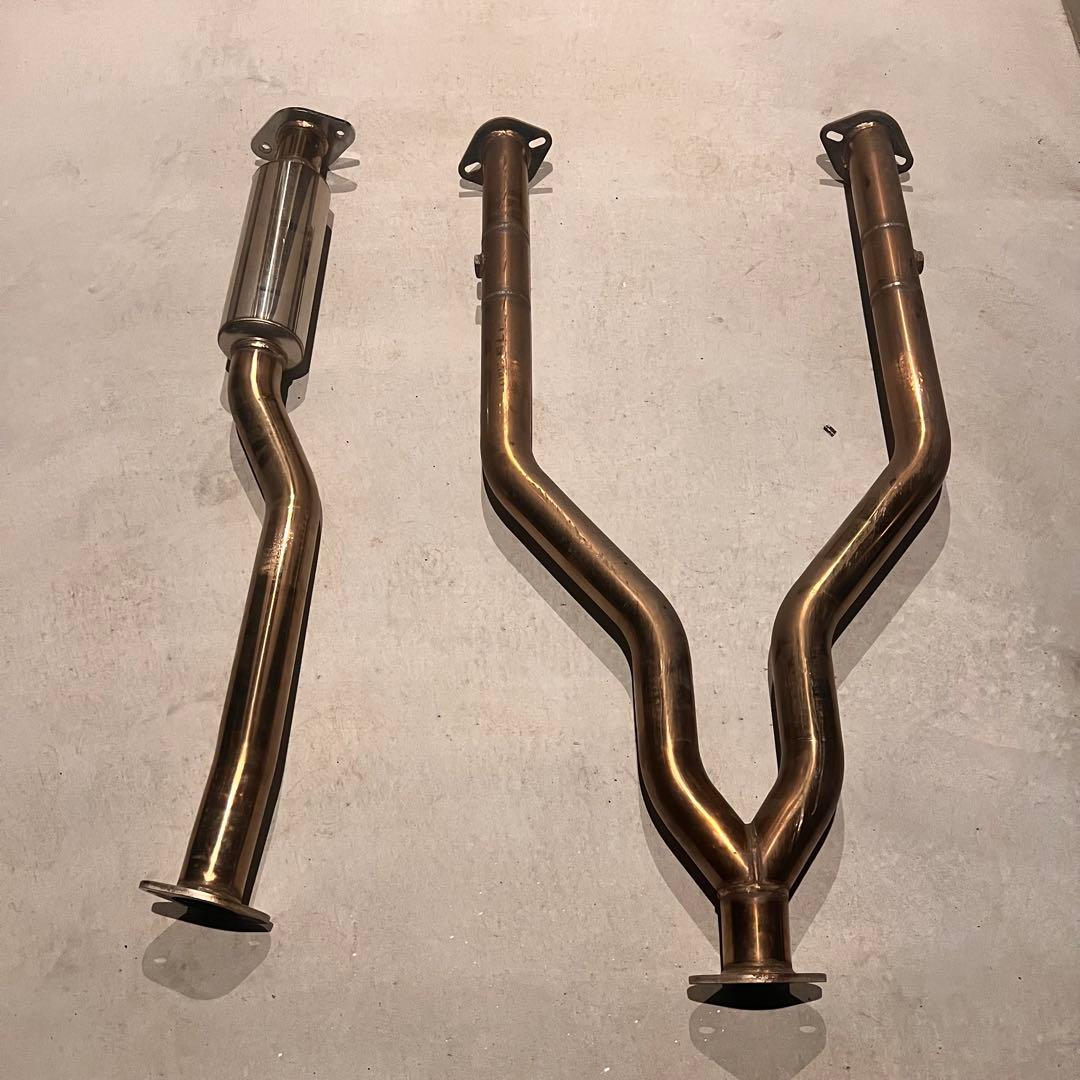 マークX クラウン 中間ストレート 中間第2触媒ストレート マフラー値下げ可能