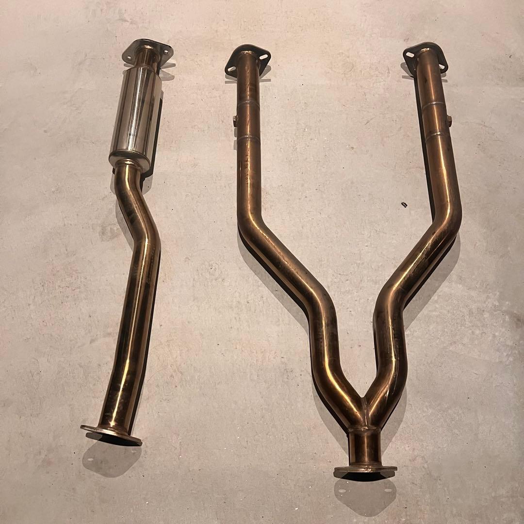 マークX クラウン 中間ストレート 中間第2触媒ストレート マフラー値下げ可能