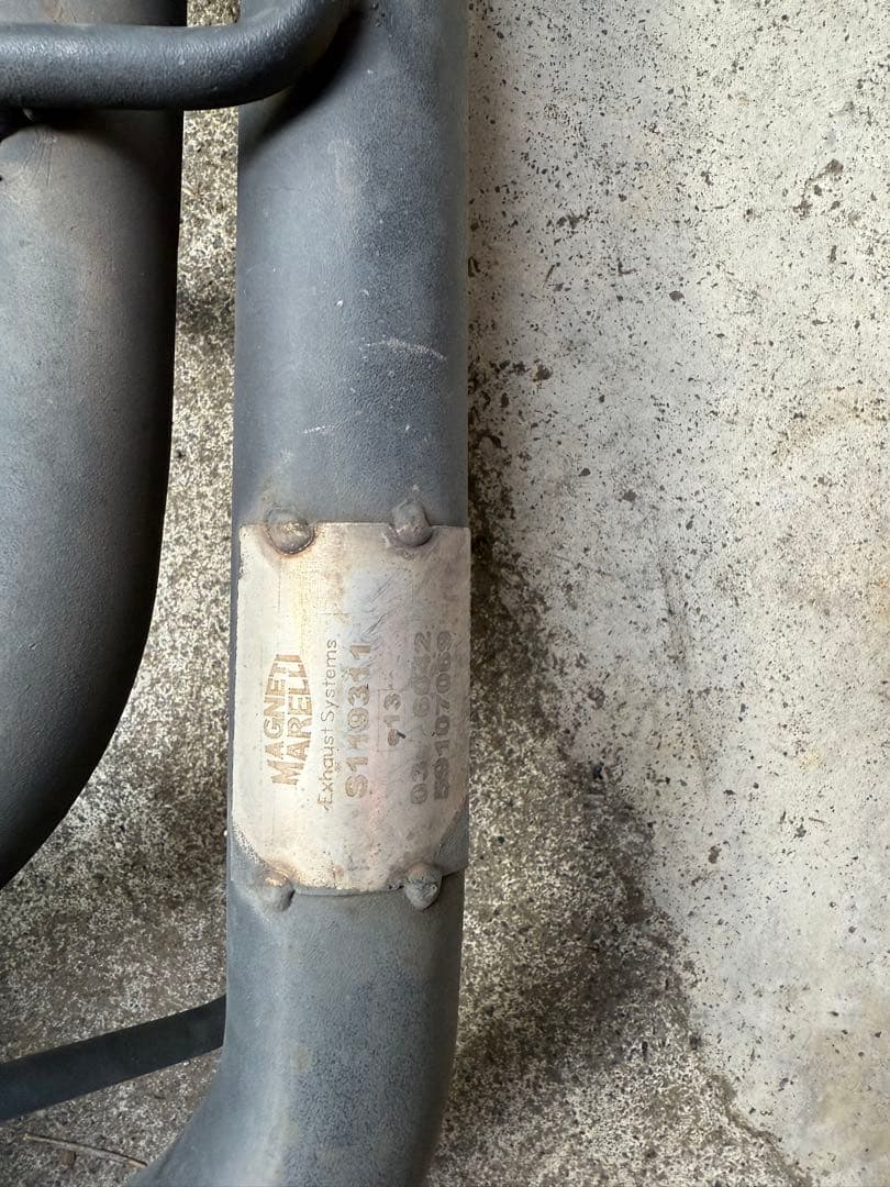 送料込み　abarth アバルト レコモンマフラー