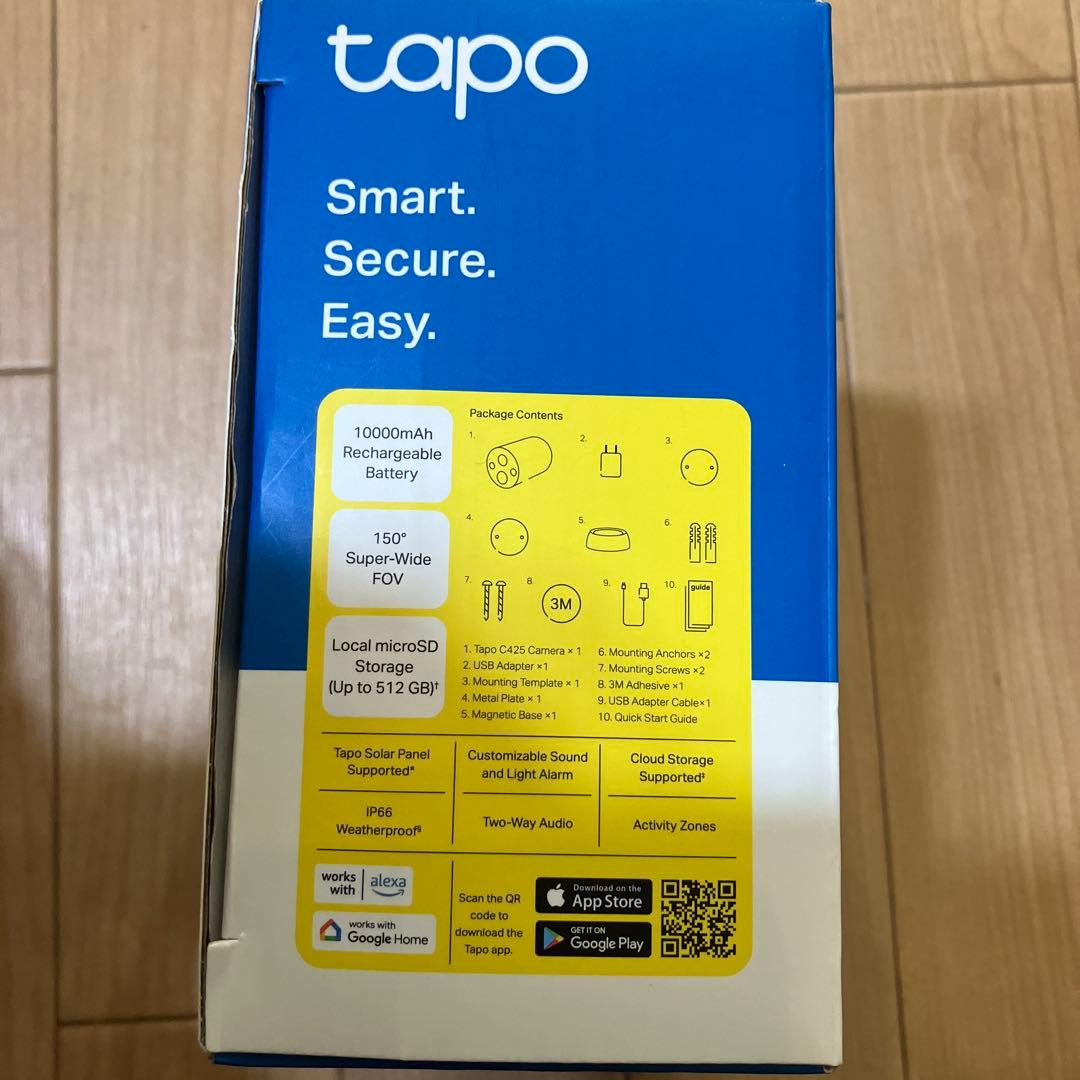 Tapo C425 2K QHD 防犯カメラ