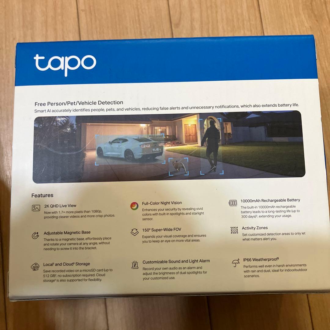 Tapo C425 2K QHD 防犯カメラ