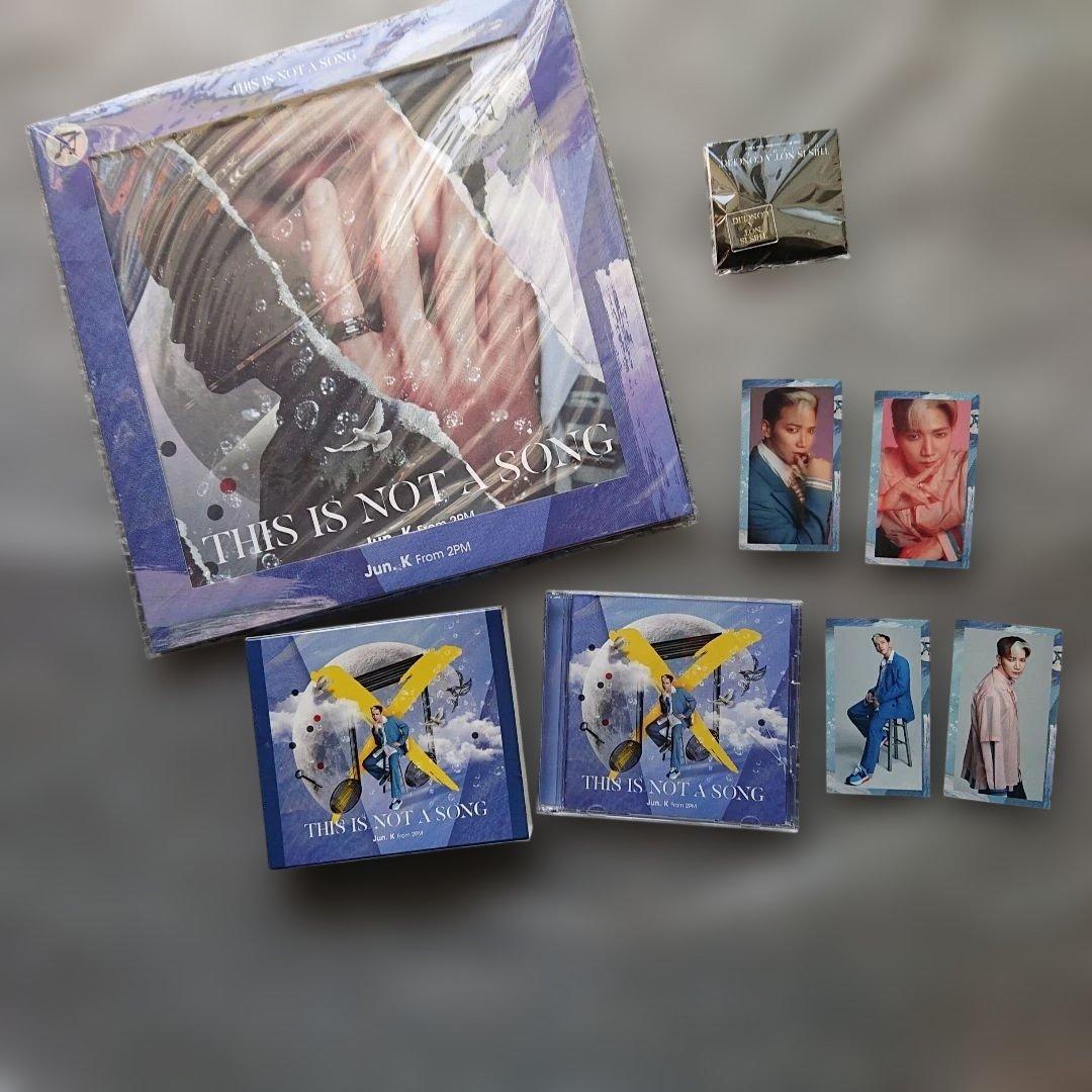 2PM Jun.K直筆サイン入りポスター1枚＋2枚＋Jun.K商品いろいろセット