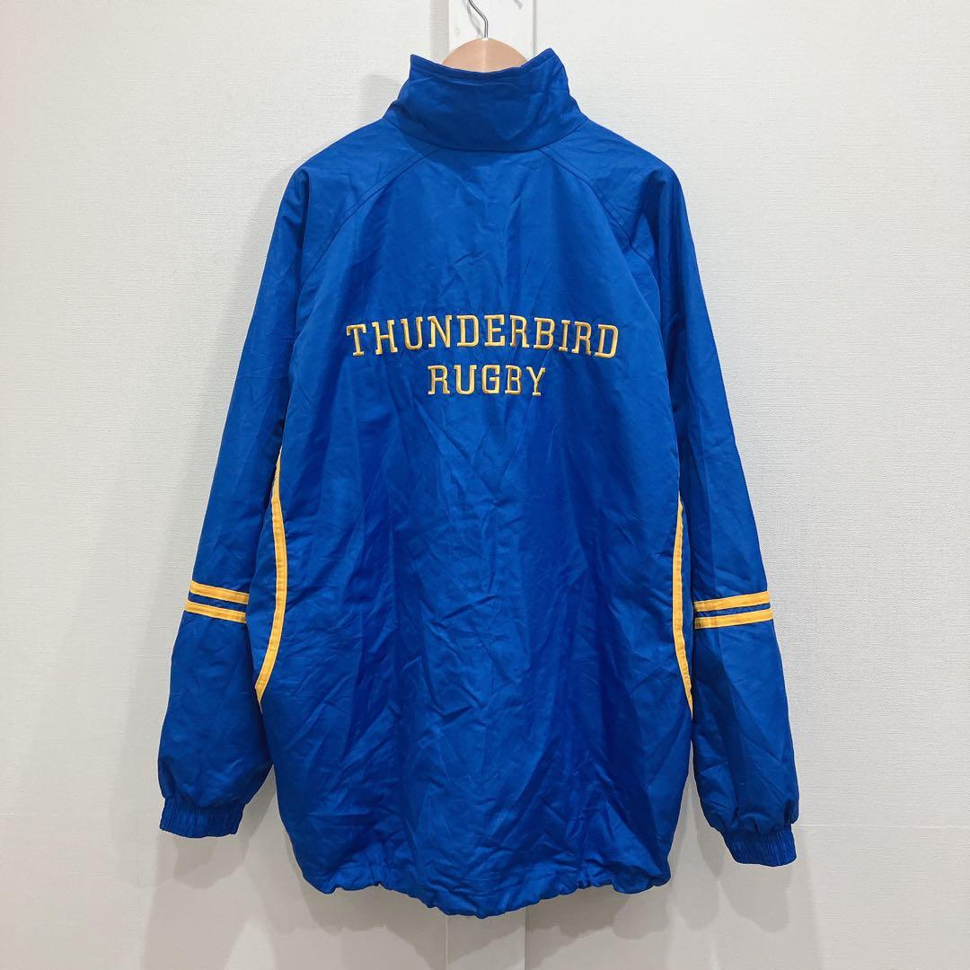 90s 希少 UBCラグビー カナダ名門校 ナイロン プルオーバー ジャケット