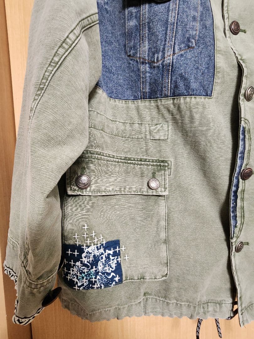 【新品同様】デシグアル（Desigual）/ハイブリッド モッズジャケット