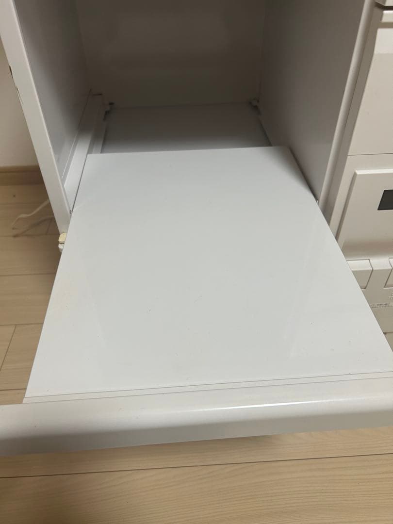 エムケー精工　米びつ付き　レンジ台　SK-306W ホワイト