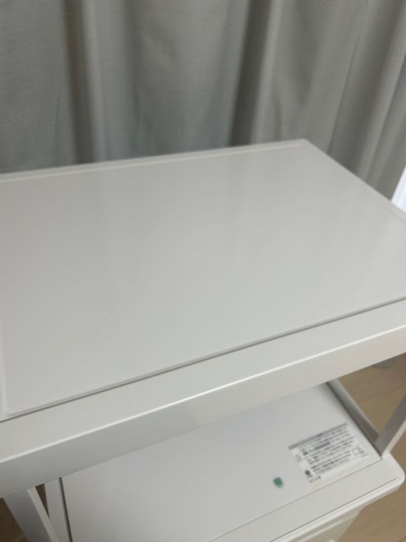 エムケー精工　米びつ付き　レンジ台　SK-306W ホワイト