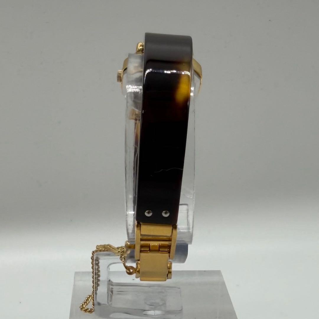 【稼働/新品電池】オリエント ブレイン オクタゴン べっ甲 レディース クォーツ