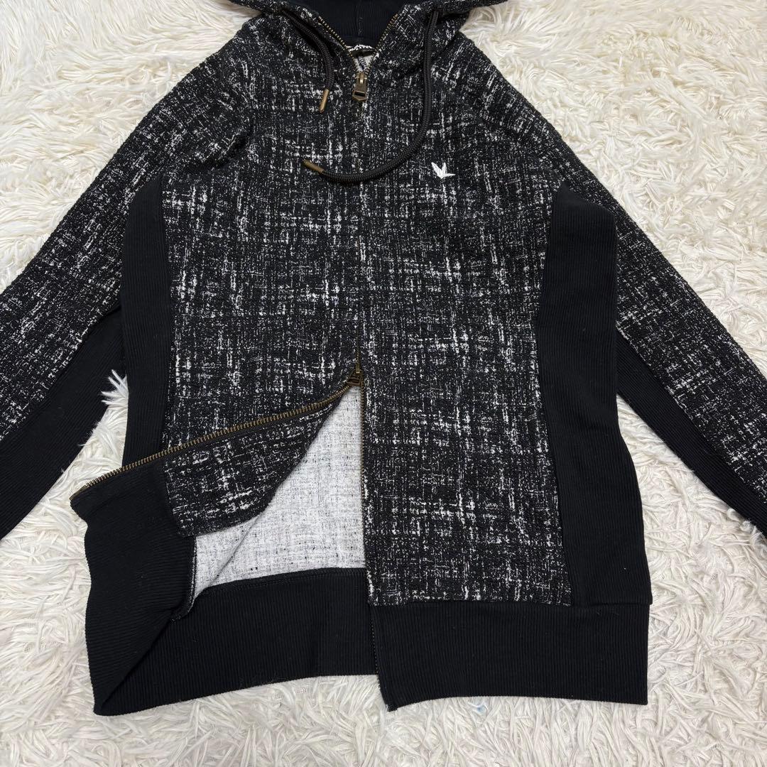 たまご様ウノピュウノウグァーレトレ セットアップ ツイード ジャージ 伸縮 S