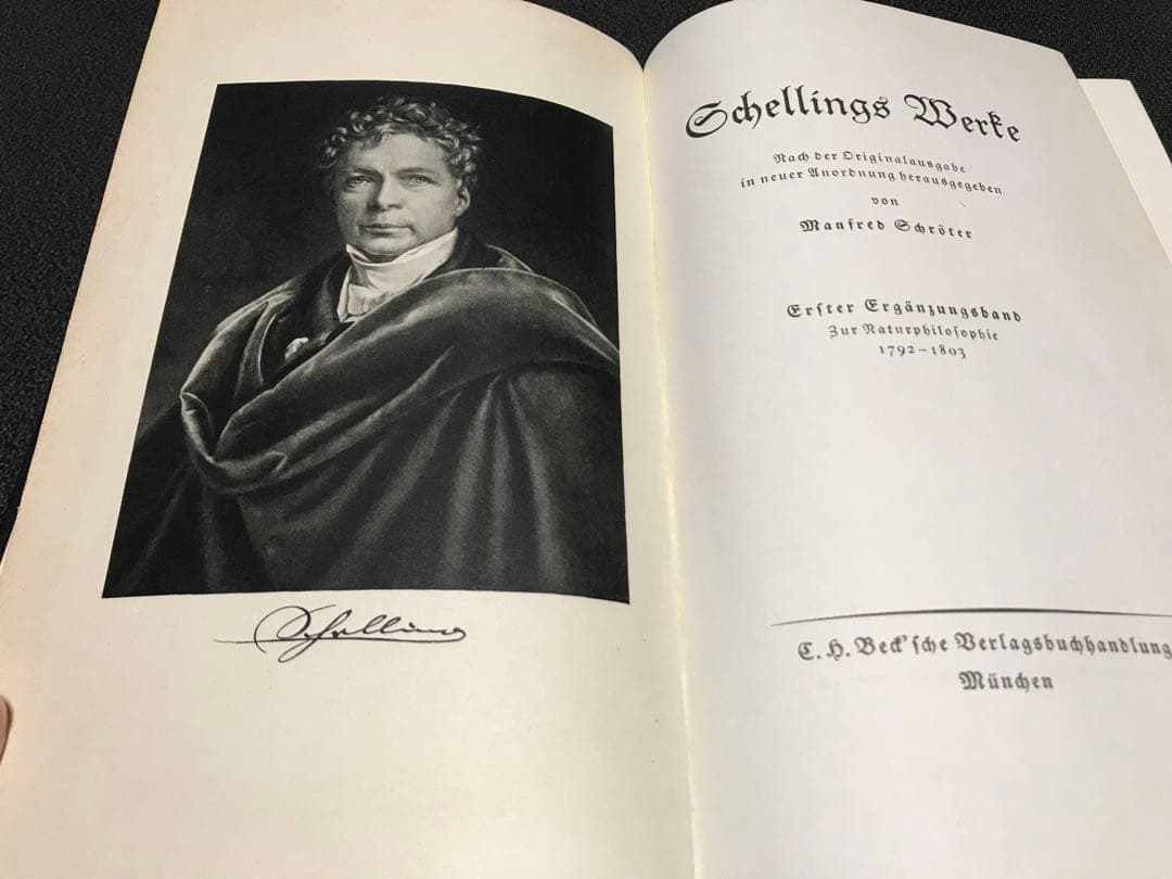 洋書#1 1792-1803. Schellings Werke . Nach