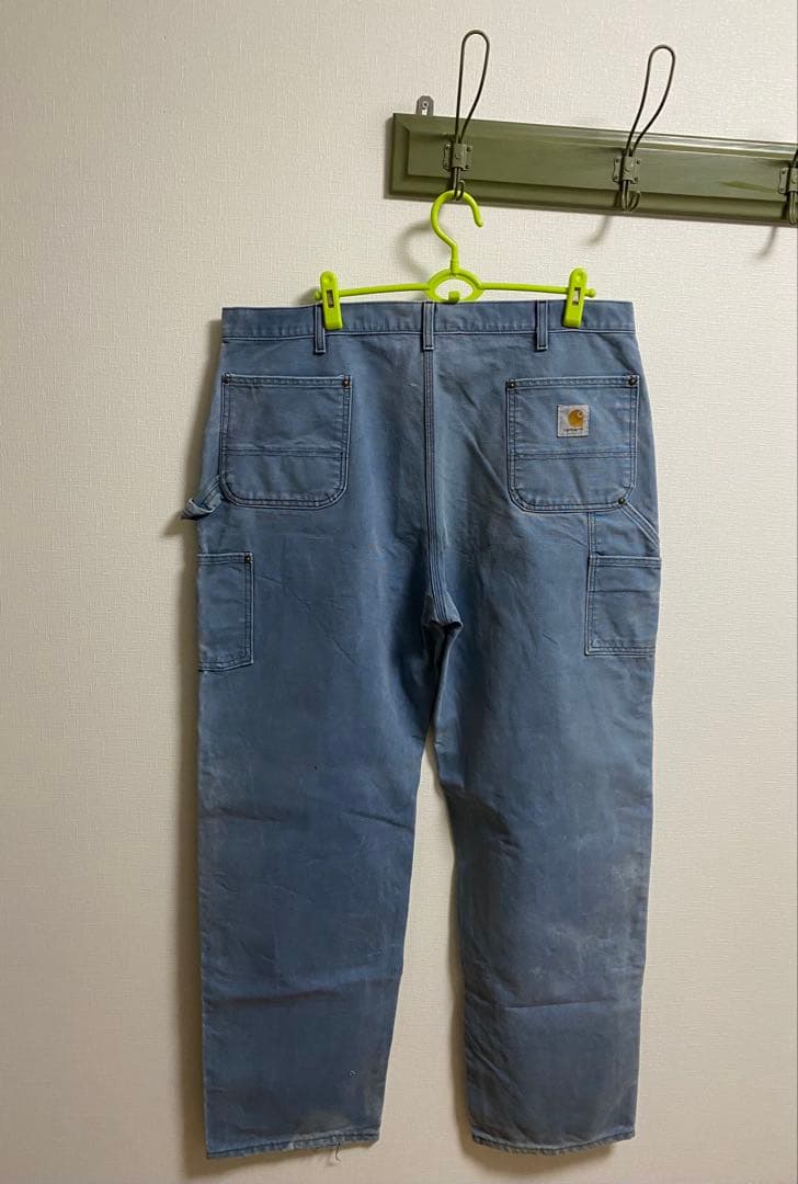 90s USA製 希少カラー　カーハート Carhartt ダブルニー ワーク
