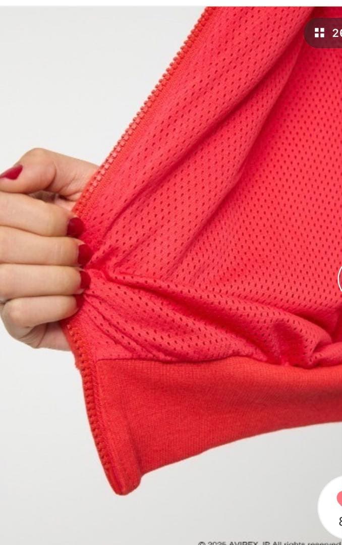 MOUSSY AVIREX FLEECE フーディー※値下げ不可