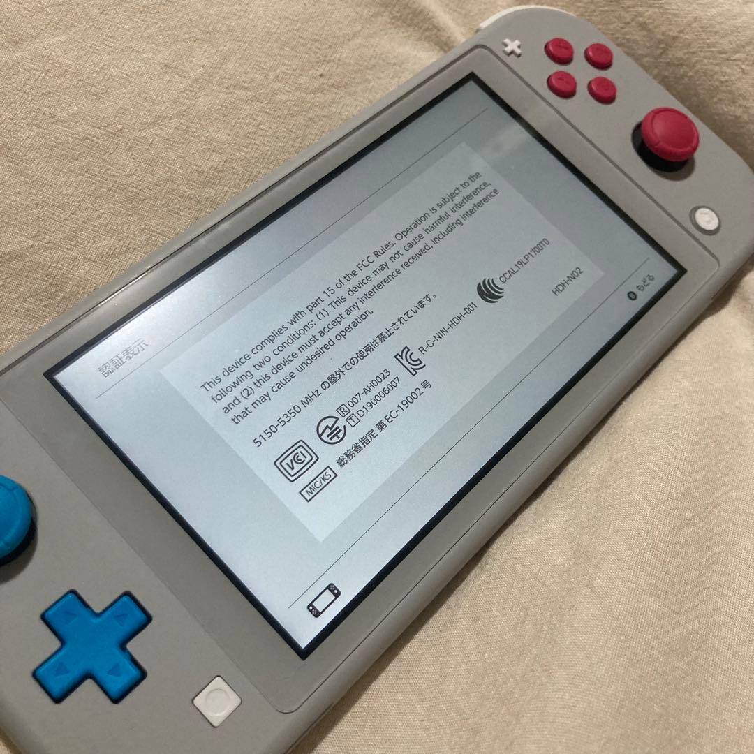 Nintendo Switchライト ポケモンデザイン 動作不良なし