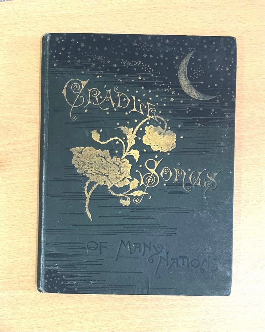 No.238 希少 古書 洋書 絵本 アンティーク 楽譜 子守り歌 童謡 詩集