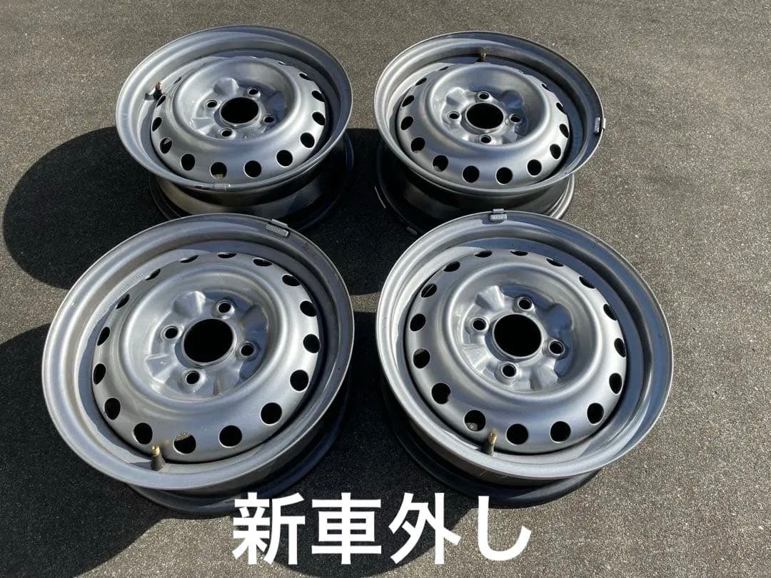 新車外し 13×5J 4穴100 +40 ADバン NV150 流用 13インチ