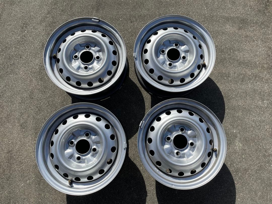 新車外し 13×5J 4穴100 +40 ADバン NV150 流用 13インチ