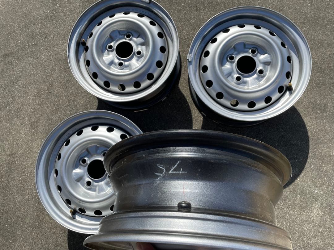 新車外し 13×5J 4穴100 +40 ADバン NV150 流用 13インチ