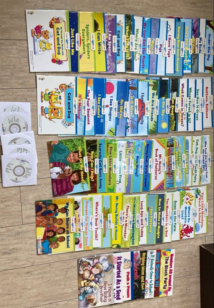 CTP Learn to read 英語絵本 62冊CD付き＋9冊