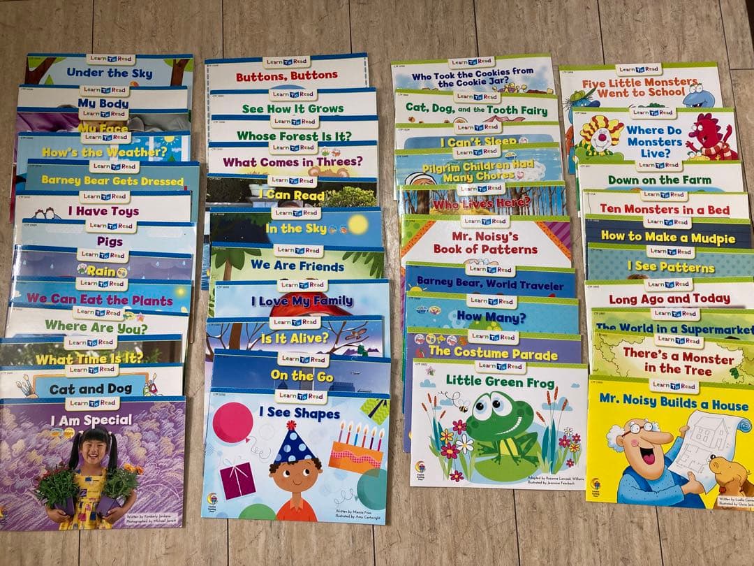 CTP Learn to read 英語絵本 62冊CD付き＋9冊