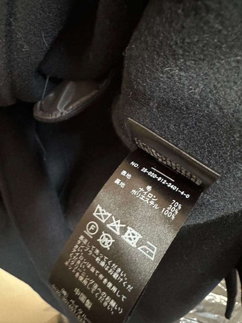 イエナsouple woolダブルフェイスチェスターロングコート