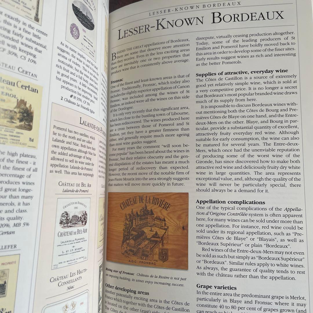 ワインラベル解説書　洋書　クラシックワイン　ソムリエ　希少　古書