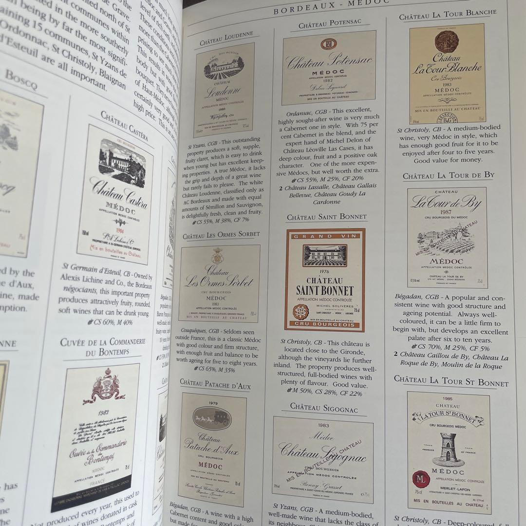 ワインラベル解説書　洋書　クラシックワイン　ソムリエ　希少　古書