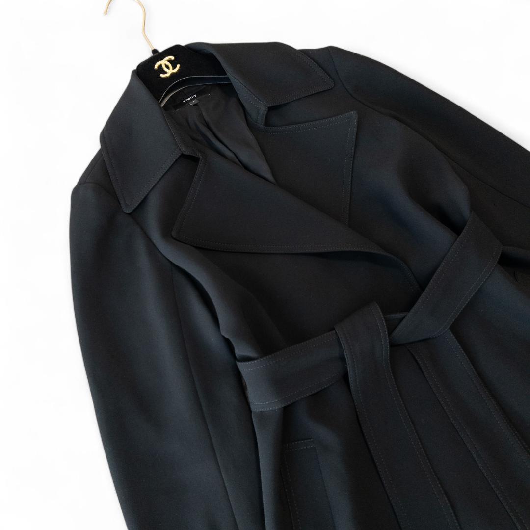 セオリー 23SS ADMIRAL CREPE OAKLANE CLコート P