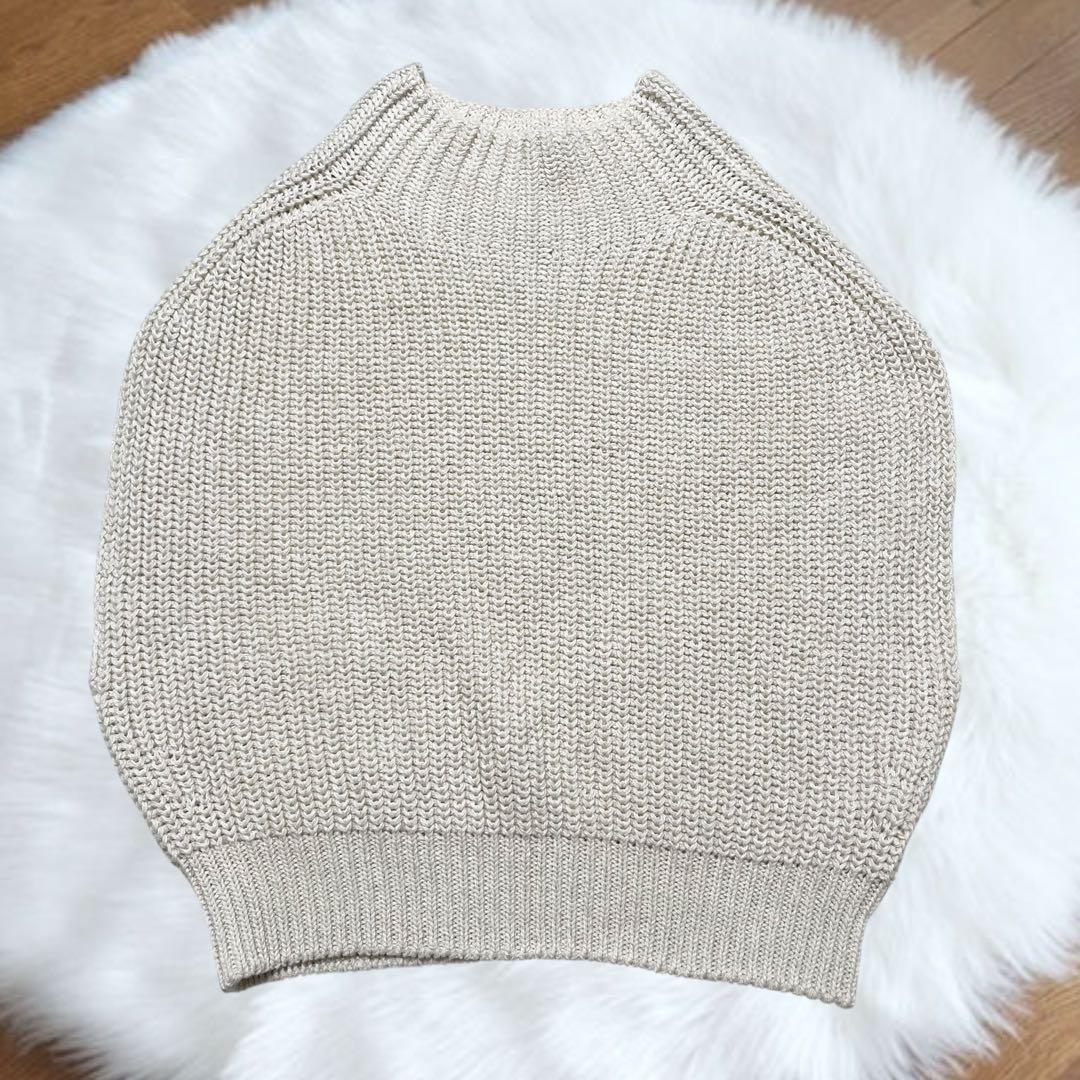 【美品】PRISTINE プリスティン　ウール混片畦タートルベスト