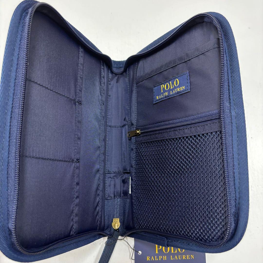新品 ラルフローレン ポロベア 母子手帳ケース マルチケース クラッチ