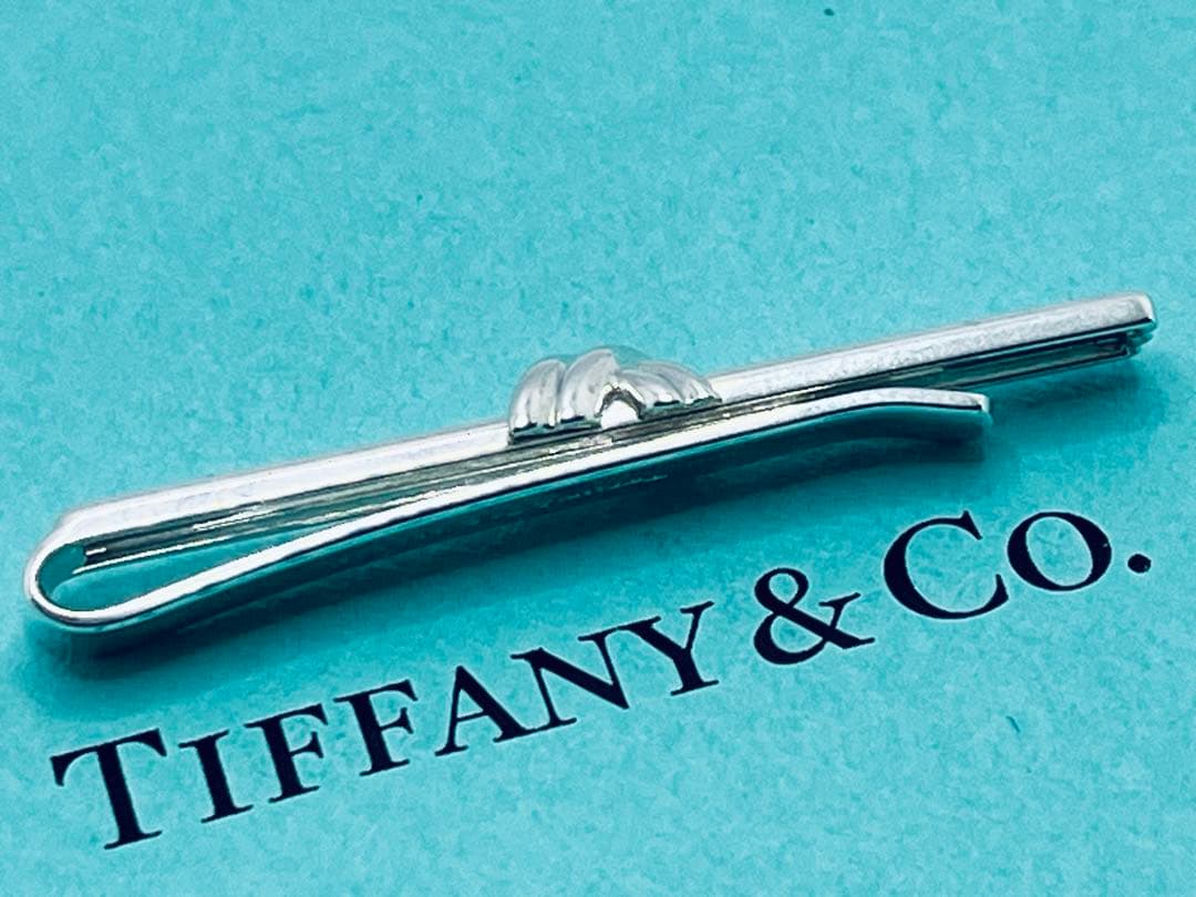 h588 美品　ティファニー　1992 シグネチャー　ネクタイピン　925
