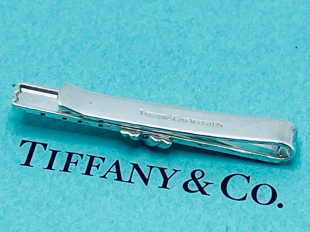 h588 美品　ティファニー　1992 シグネチャー　ネクタイピン　925